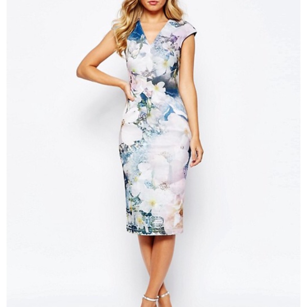 NWOT Ted Baker midi dress